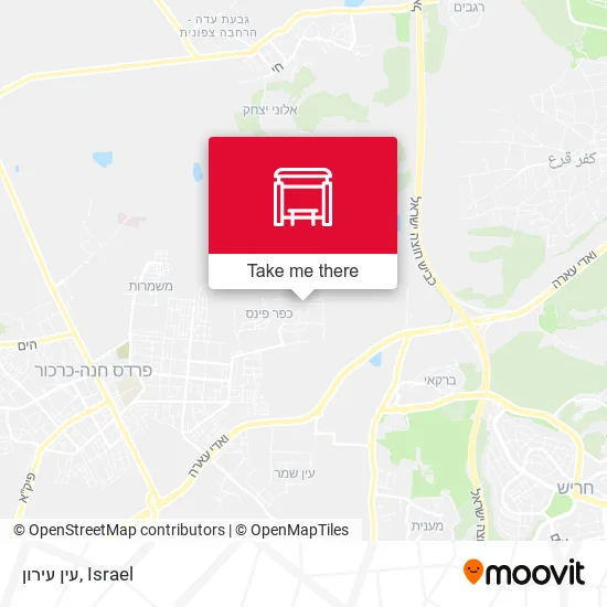 עין עירון map