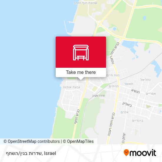 שדרות בגין/השחף map