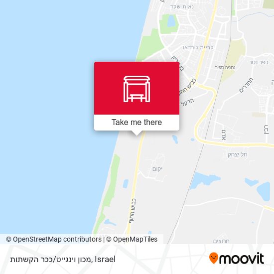 מכון וינגייט/ככר הקשתות map