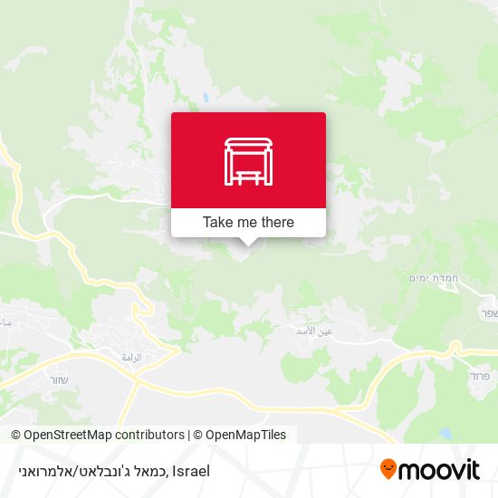 כמאל ג'ונבלאט/אלמרואני map