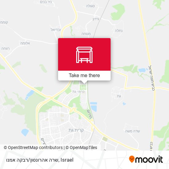 שרה אהרונסון/רבקה אמנו map