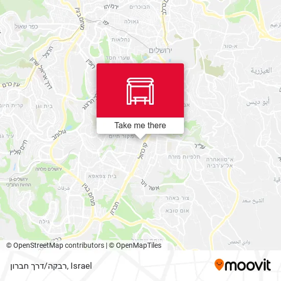 Карта רבקה/דרך חברון