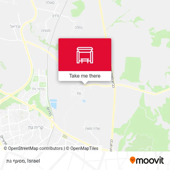 Карта מסעף גת
