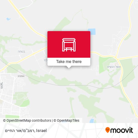 רמב''ם/אור החיים map