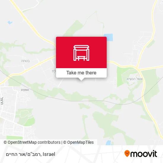 Карта רמב''ם/אור החיים
