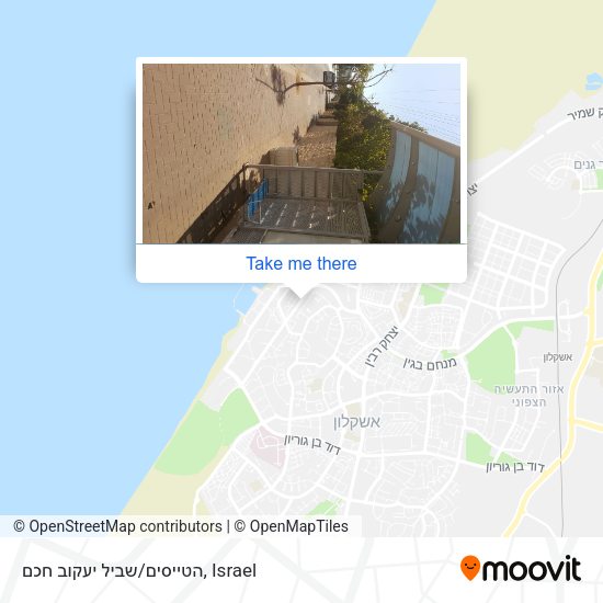 הטייסים/שביל יעקוב חכם map
