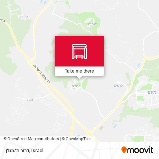 דרורית/מגלן map
