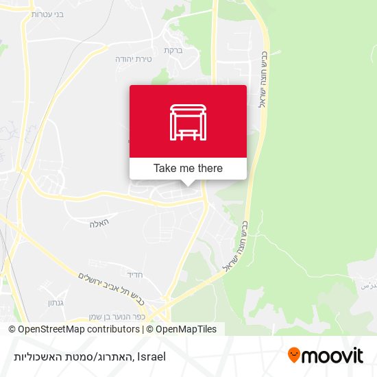 האתרוג/סמטת האשכוליות map