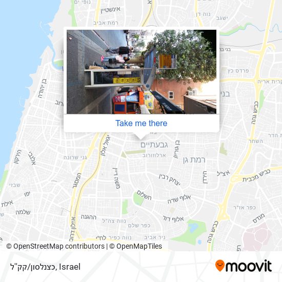 כצנלסון/קק''ל map