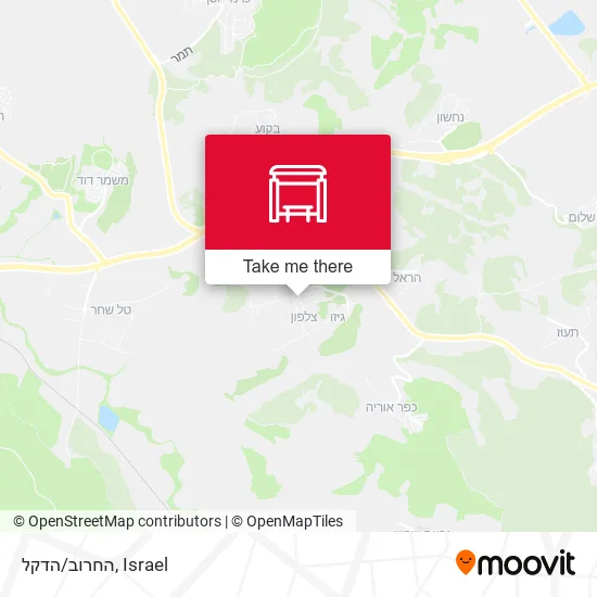 Карта החרוב/הדקל