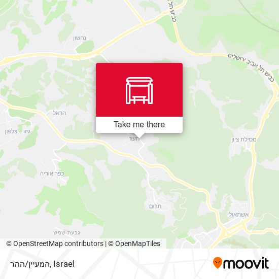 Карта המעיין/ההר