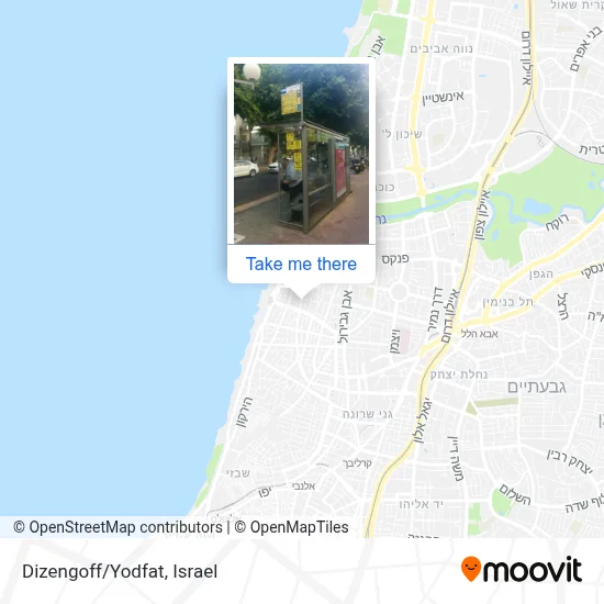 Dizengoff/Yodfat map