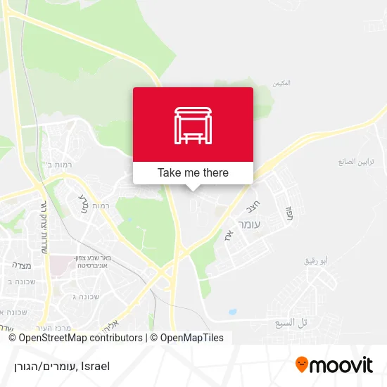 עומרים/הגורן map