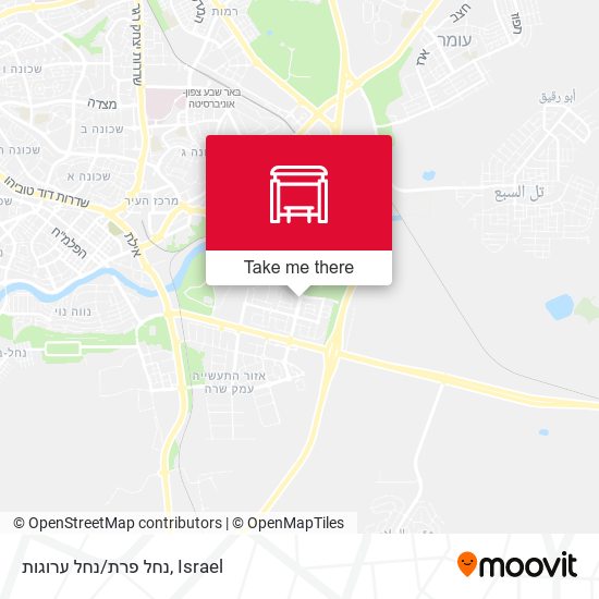 נחל פרת/נחל ערוגות map