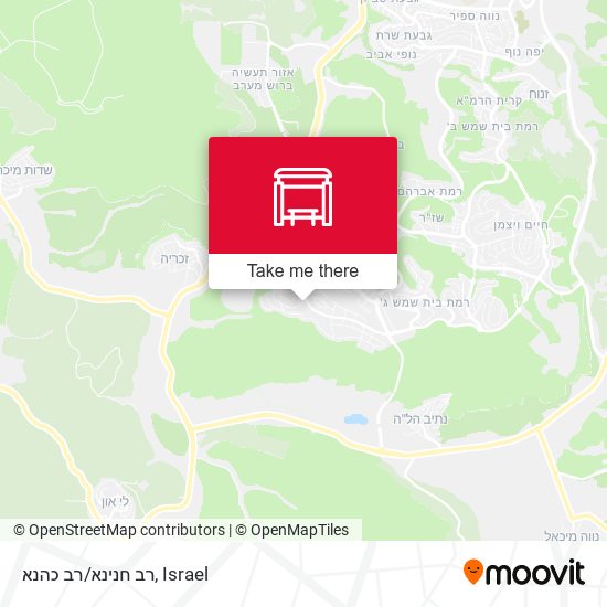 רב חנינא/רב כהנא map
