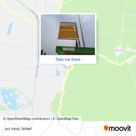 צומת גונן map