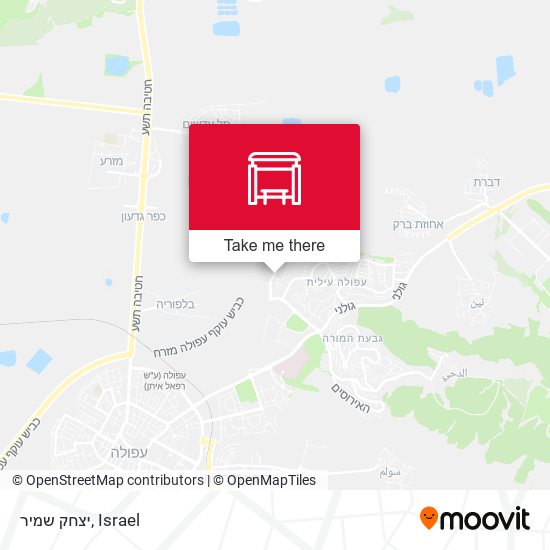 Карта יצחק שמיר