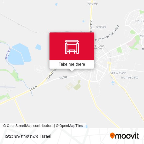 משה שרת/המכבים map