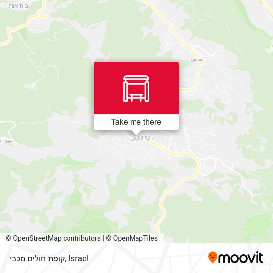 קופת חולים מכבי map