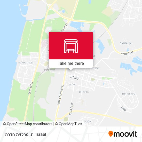 ת. מרכזית חדרה map
