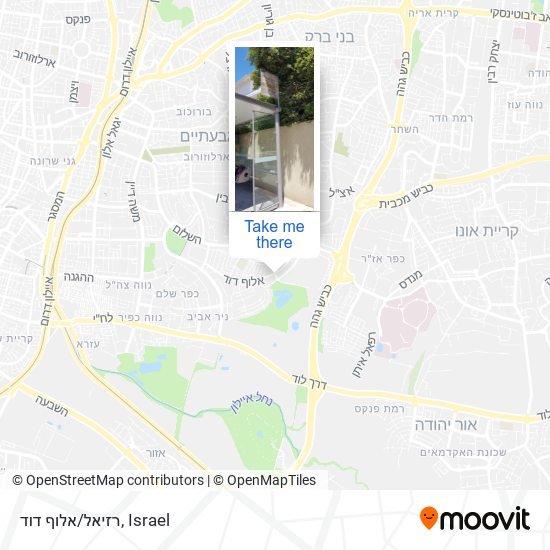 רזיאל/אלוף דוד map