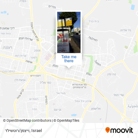 וייצמן/רוטשילד map