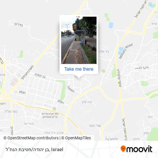 בן יהודה/חטיבת הנח''ל map