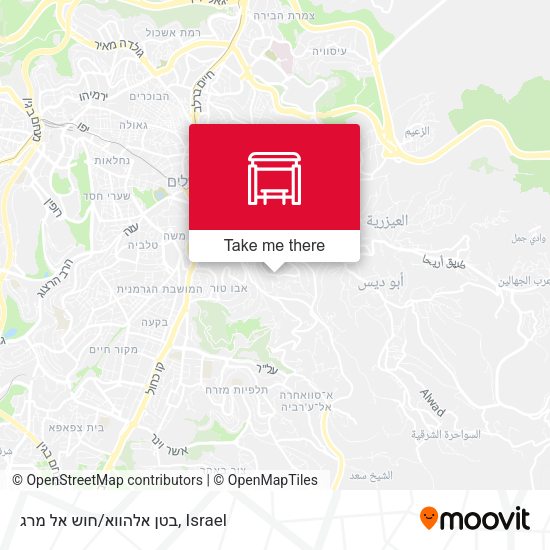 בטן אלהווא/חוש אל מרג map