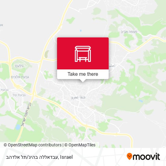 עבדאללה בהיג/תל אלדהב map