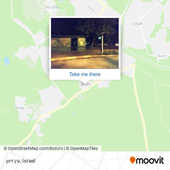 Карта עין זיוון