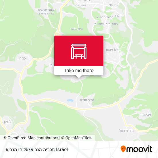 זכריה הנביא/אליהו הנביא map