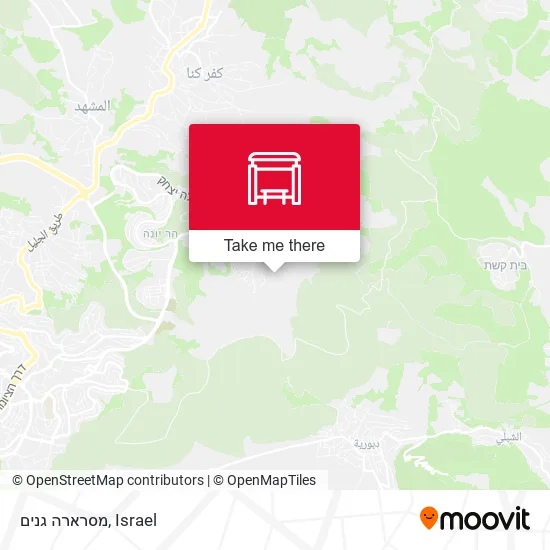Карта מסרארה גנים