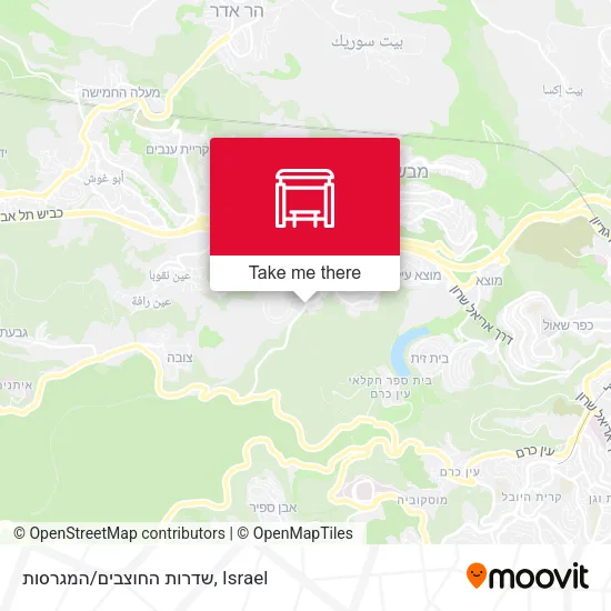 Карта שדרות החוצבים/המגרסות