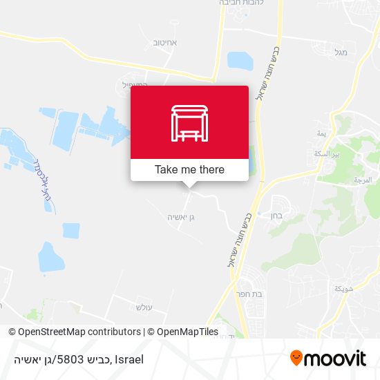 כביש 5803/גן יאשיה map