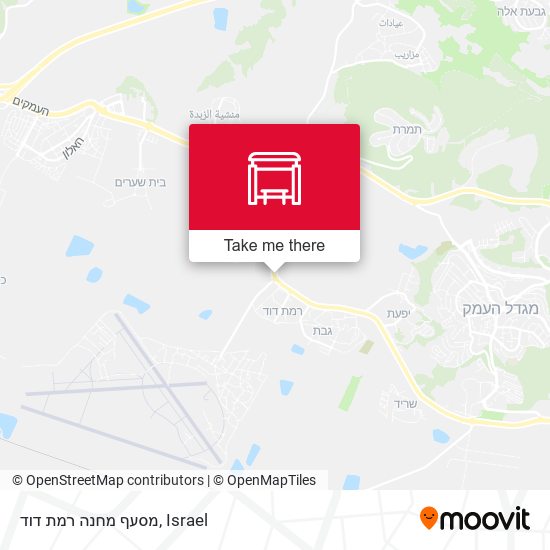 מסעף מחנה רמת דוד map