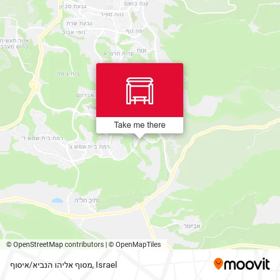 Карта מסוף אליהו הנביא/איסוף