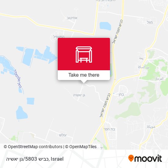 כביש 5803/גן יאשיה map