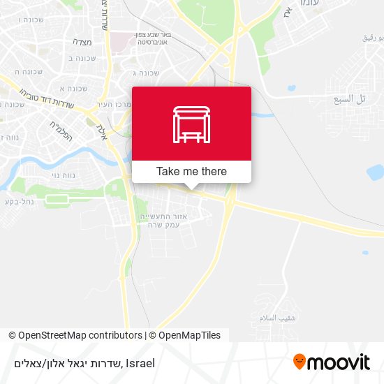 שדרות יגאל אלון/צאלים map