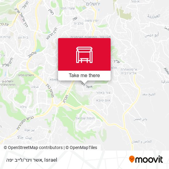 אשר וינר/לייב יפה map