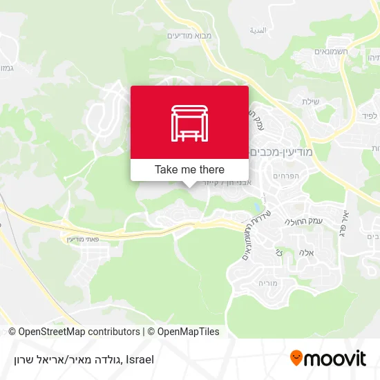 Карта גולדה מאיר/אריאל שרון