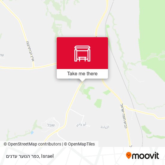 כפר הנוער עדנים map