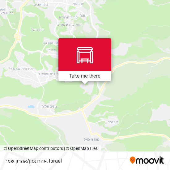 אהרונסון/אהרון שמי map