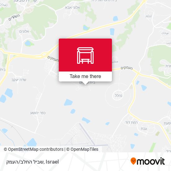 שביל החלב/העמק map