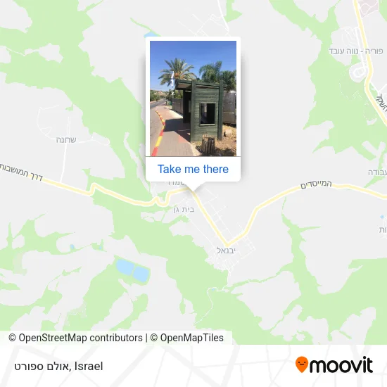 Карта אולם ספורט