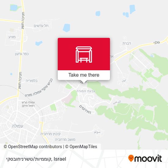קוממיות/טשרניחובסקי map