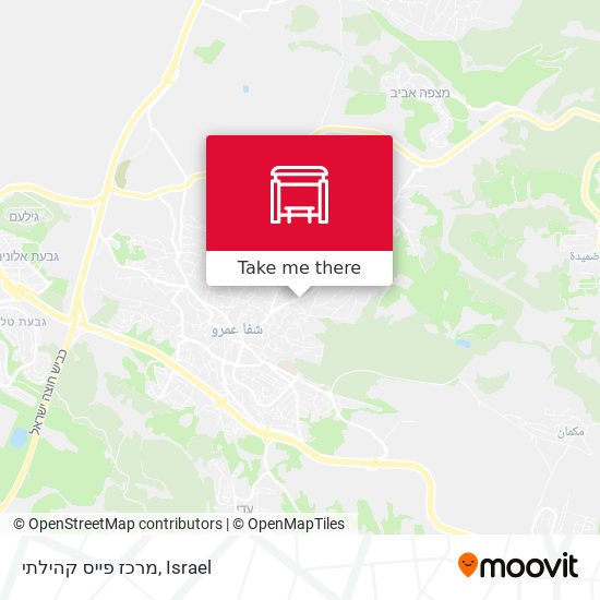 מרכז פייס קהילתי map