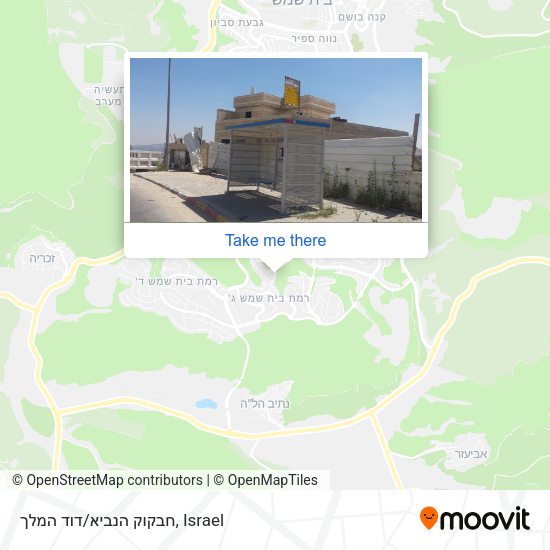 חבקוק הנביא/דוד המלך map