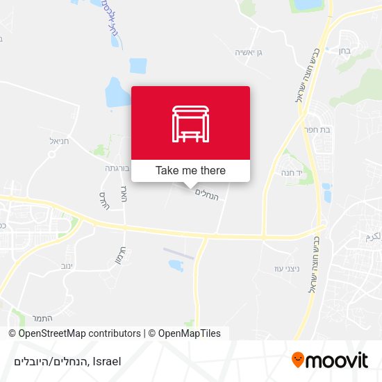 הנחלים/היובלים map