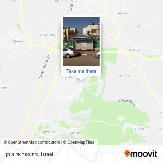 בית ספר אל אימן map