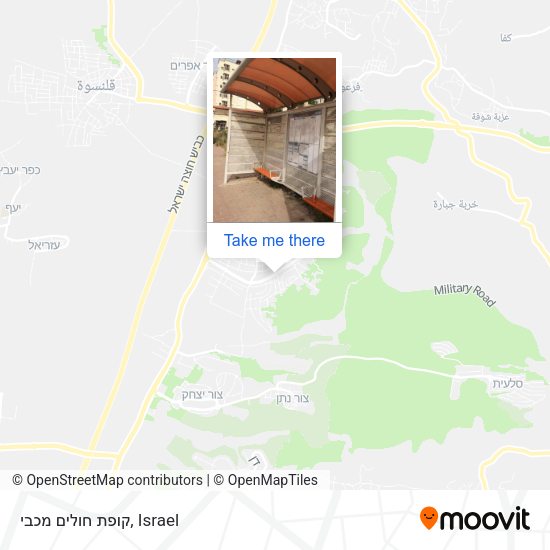 קופת חולים מכבי map